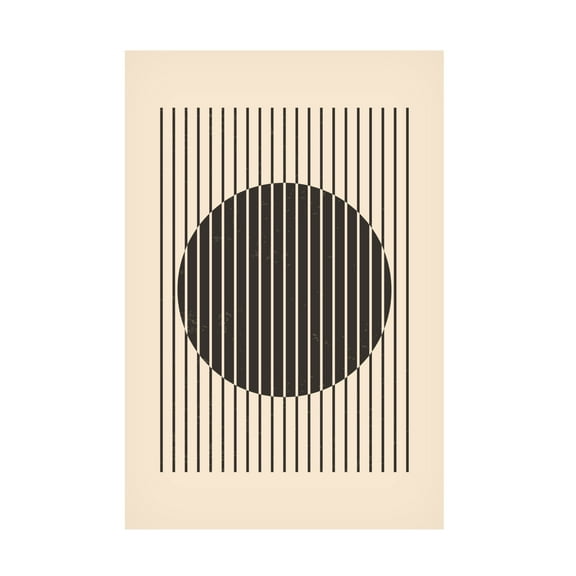 Trademark Fine Art jay stanley Black and White Line Series 3 Canvas Wall Art
