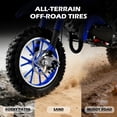 thumbnail image 6 of Gpower 49cc Dirt Bike for Kids 6-15,2-Stroke Gas Powered Mini Dirt Bike,1.5L Fuel Capacity,1-Seater,Blue, 6 of 8