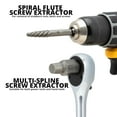 thumbnail image 2 of NEIKO 04208A Master Screw, Nut, & Bolt Extractor, 36 Piece Lug Nut Removal Tool, 3/8 Dr., Deep and Shallow Stripped Bolt Extractor Socket Set, Rounded Bolt Removal tool, Nut Remover Socket Set, CR-Mo, 2 of 7