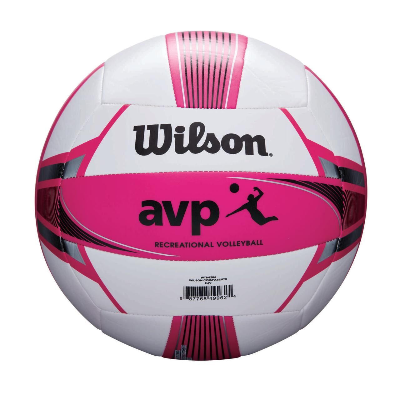 Wilson AVP Recreational Beach Volleyball Pink White