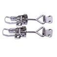 thumbnail image 2 of 2Pcs 316 Stainless Steel Toggle Latch Clamp Marine Cabinet Boxes Lever Handle Toggle Catch Latch Lock Clamp Hasp, 2 of 10