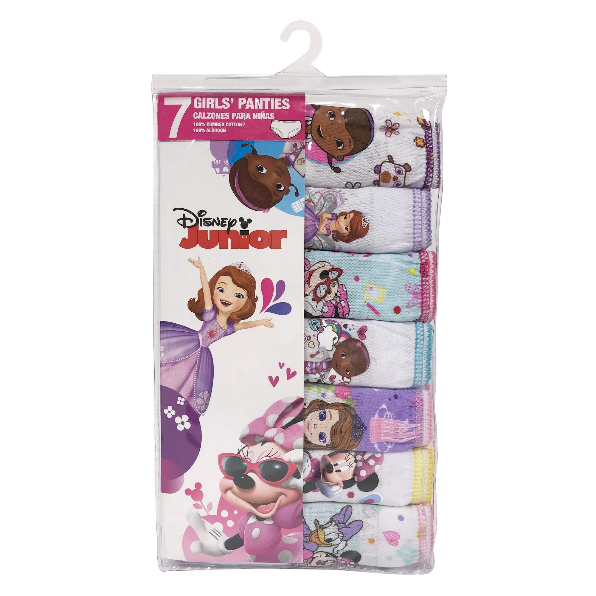 Disney Jr., Girls Underwear, 7 Pack Panties (Little Girls)