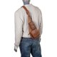 thumbnail image 3 of SHARO Classic Leather Bolso Bandolera de Cuero Marrón, 3 of 4