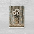 thumbnail image 6 of Rustic Farmhouse Sunflowers Wall Art Flowers Wall Art Rustic Floral Poster Country Sunflower Pictures Wood Board Artwork for Living Room Bedroom Decor 12X16 \u200binch Frameless, 6 of 7