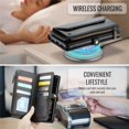 thumbnail image 4 of CaseMe Leather for Google Pixel 11 Pro XL Case Wallet【RFID Blocking】with 10-Card Holder Zipper Bills Slot, Soft PU Leather Magnetic Shoulder Wrist Strap for Google Pixel 11 Pro XL Wallet Case Women, 4 of 10