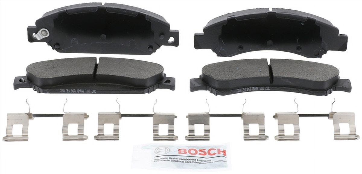 Bosch BE1092H Bosch Blue Semi-Metallic Brake Pads with Hardware
