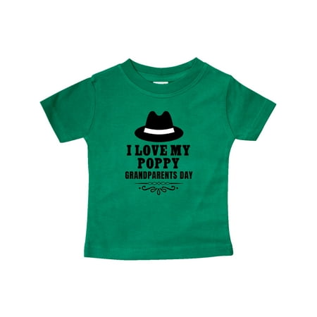 

Inktastic Grandparents Day I Love My Poppy Gift Baby Boy or Baby Girl T-Shirt