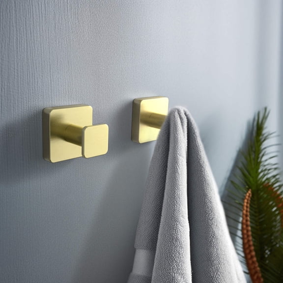 Kibi Blaze Bathroom Towel & Robe Hook 2 Count