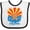 White and Black, variant on Inktastic Graffiti Arizona State Flag Boys or Girls Baby Bib