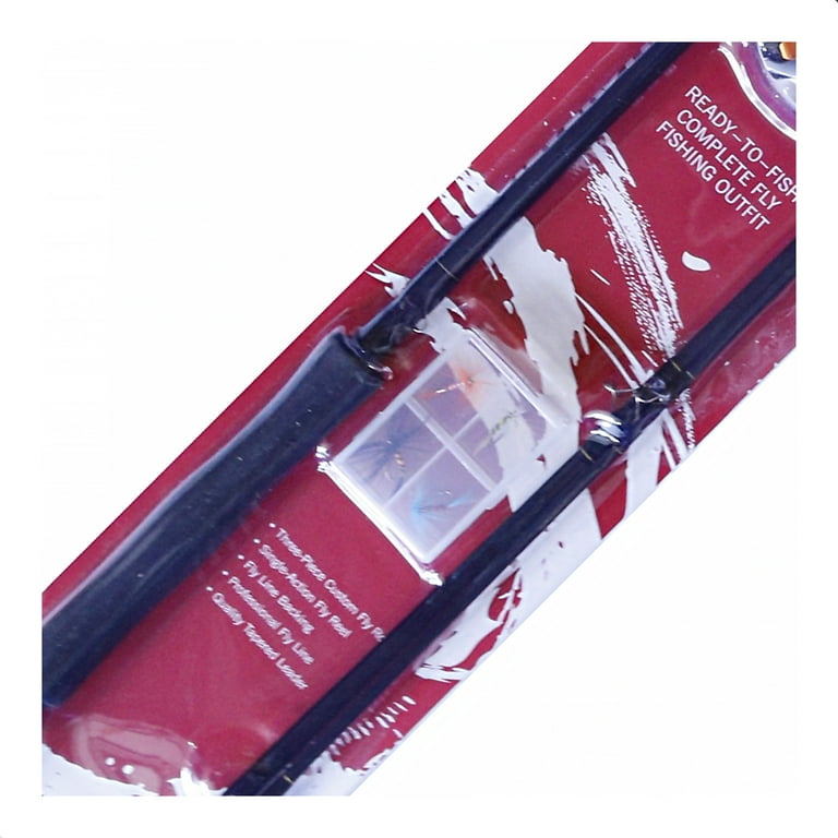 Cortland Silver Stream Fiberglass Fly Fishing Combo, 5/6 WT