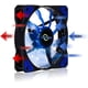 thumbnail image 3 of Ventilador de enfriamiento de caja de PC de 120 mm, ventiladores de alto flujo de aire para computadora súper silenciosos de 120 mm para juegos - Azul, 3 of 6