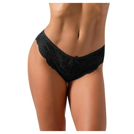 

Underwear Lace-up Panties For Women Crochet Out Hollow Lace Panty Push up Strapless Bras for Women Pack Women s Lingerie Set plus Size Lime Lingerie for Women