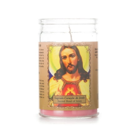 - Small Sacred Heart of Jesus Prayer Candle, Red