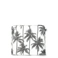 thumbnail image 2 of No Boundaries Women's Beach Wipeable Pouch, Black/White Palm, 2 of 4
