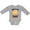 AC-Heather Grey, variant on Inktastic Cheese Lover Kids Boys or Girls Long Sleeve Baby Bodysuit