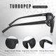 thumbnail image 4 of Gafas de sol TURBOPEP cuadradas polarizadas ligeras UV400, 4 of 6