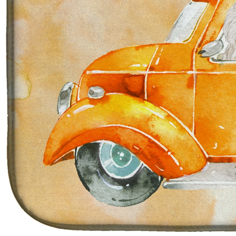 Caroline's Treasures CK2626DDM Fall Harvest Maltese Dish Drying