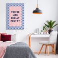 thumbnail image 2 of Stupell Industries You're Like Really Pretty Canvas Wall Art, design by Lettered and Lined, 30 x 20, 2 of 7