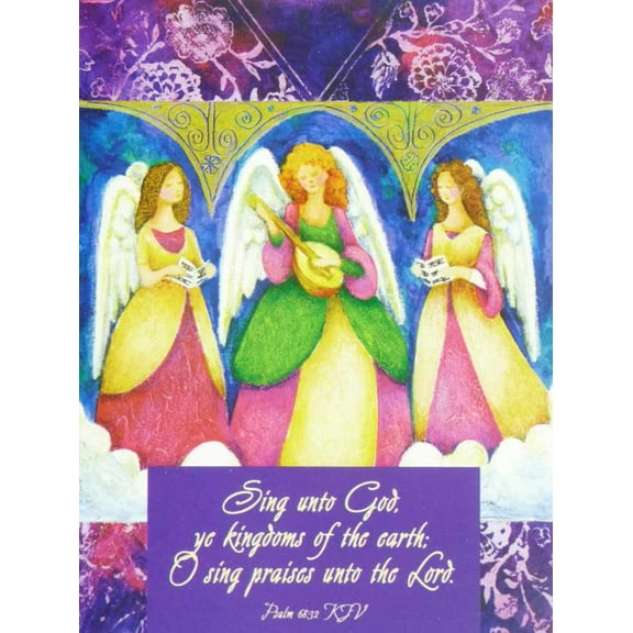 Trimmerry Sing Unto God Christian Christmas Cards Angels Singing