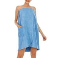 thumbnail image 6 of Neewe Women'S Soft Wrap Towel Full Length，Bath Robe After Shower Female Plush Long，Spa Bathrobes Lightweight With Pockets, 6 of 7