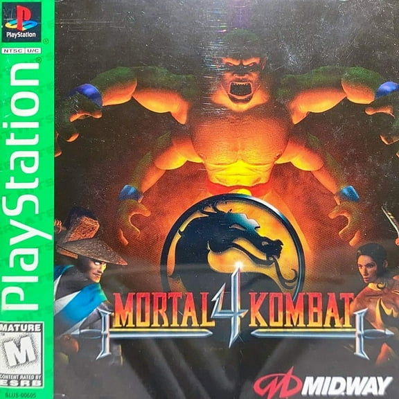 Restored Mortal Kombat 4 (Sony PlayStation 1, 1998) Fighting Game (Refurbished)