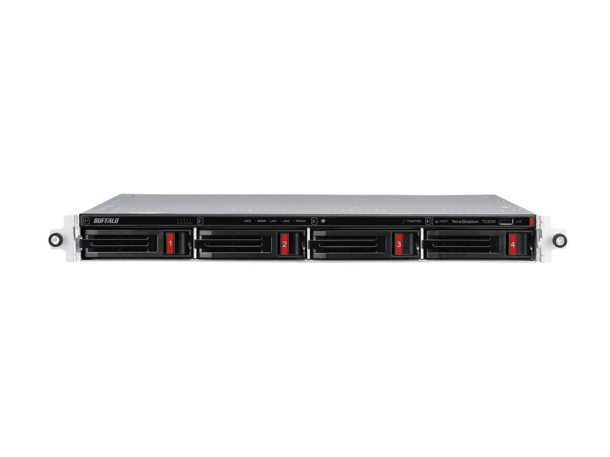 BUFFALO TeraStation 3430RN Partially-populated 2-Bay Rackmount NAS 8TB [2x4TB] HDD Included 2.5GBE iSCSI TAA Compliant (ts3430rn0802)