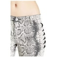 thumbnail image 2 of RVCA Juniors Noise Pollution Snake Print Skinny Jeans (24, Shale), 2 of 4