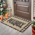 thumbnail image 1 of Feltree Christmas Decoration Carpet Kitchen Oil Absorbent Stain Absorbent Kitchen Cover Entry Door Non Wear Home Holiday Doormat Pattern Home Blanket, 1 of 7