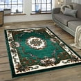 thumbnail image 1 of Allstar Green Woven High Quality Rug. Traditional. Persian. Flower. Western. Design Area Rug (3' 9" x 5' 1"), 1 of 5