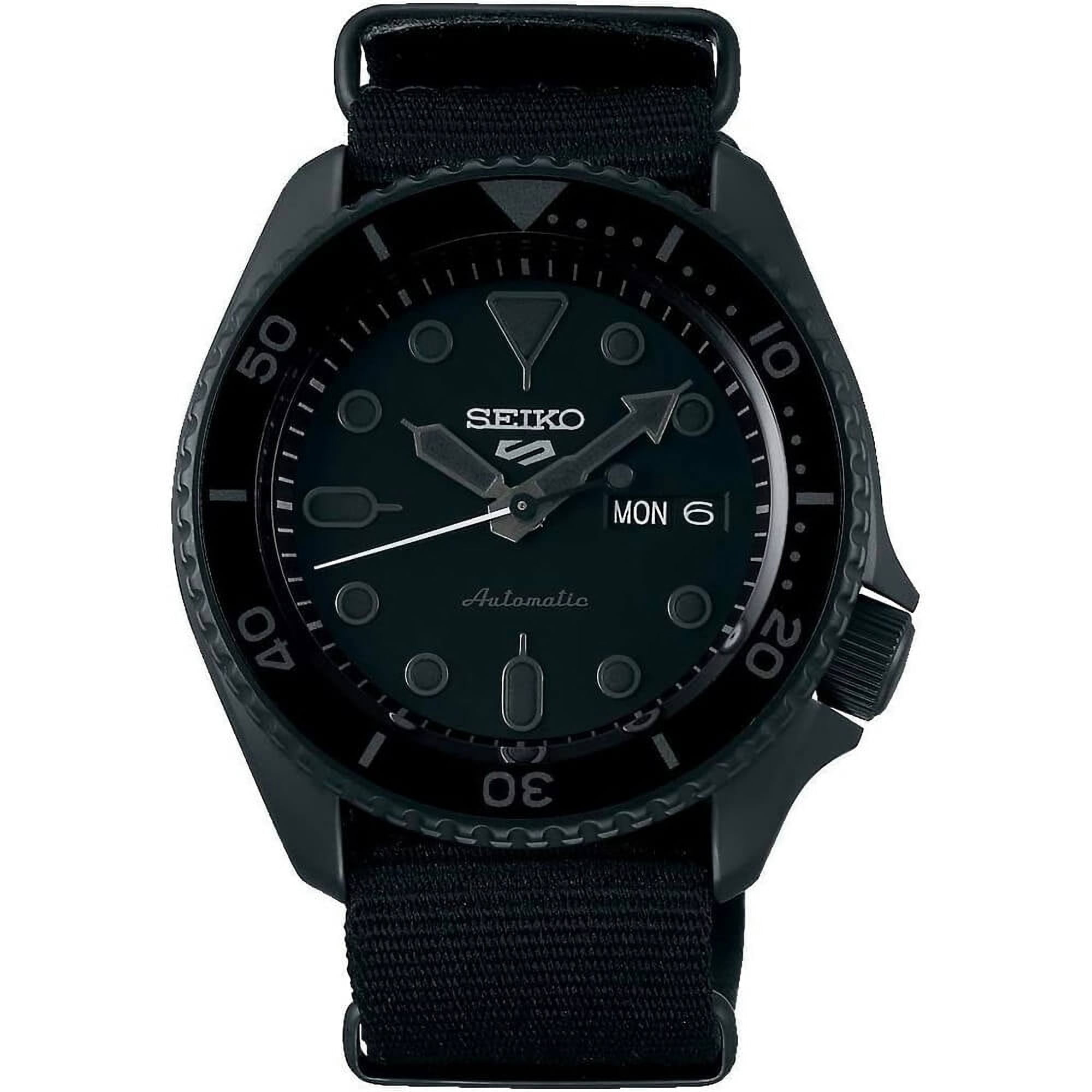 Seiko Core Series Men's Solar Analog Watch with Black Stainless