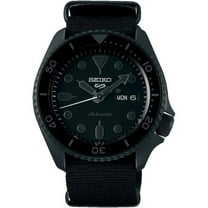 Seiko 5 Black Automatic Mens Watch