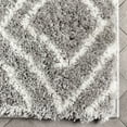 thumbnail image 3 of Well Woven Langone Grey Super Thick & Soft Tribal Diamond  2x7 (2'3" x 7'3") Runner Rug, 3 of 8