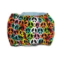 thumbnail image 5 of Barkertime Colorful Peace Washable Dog Belly Band Male Wrap - Made in USA, 5 of 8
