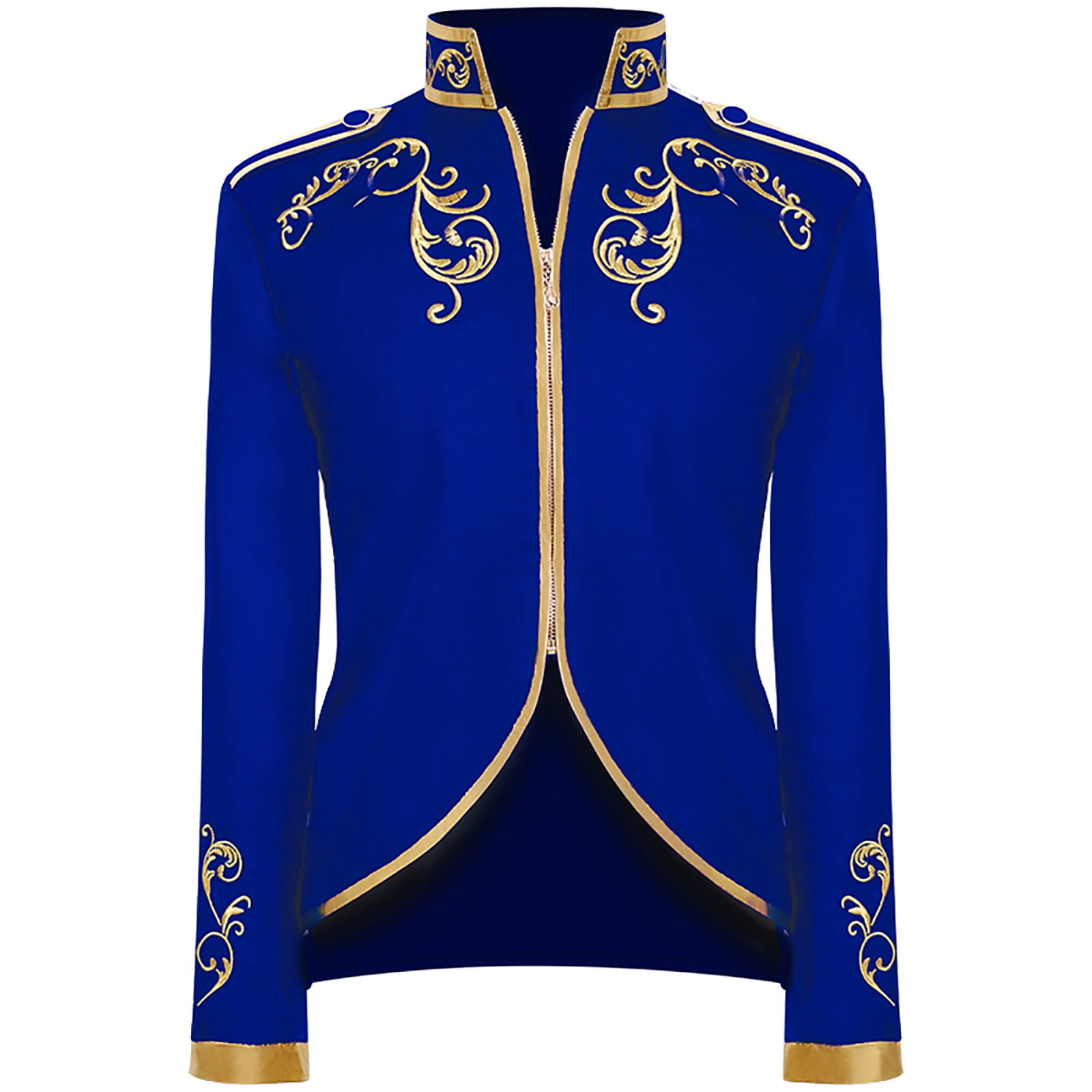 Royal blue and gold blazer mens best sale