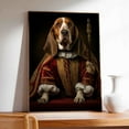 thumbnail image 2 of Basset Fauvede Bretagne Pets Portrait Painting of Dog Renaissance Style on Canvas Royal Pet Portrait from Photo, Wall Art Print for Home Decor, Modern Wall Decoration, 2 of 5