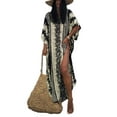 thumbnail image 1 of Bsubseach Robe de Plage Ample pour Femmes Couverture de Maillot de Bain Noir, 1 of 5