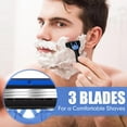 thumbnail image 4 of 36 Pcs Men's Disposable Razors Bulk 3 Blade Disposable Head Razor for Sensitive Skin for a Smooth, Comfortable Shave, 4 of 6