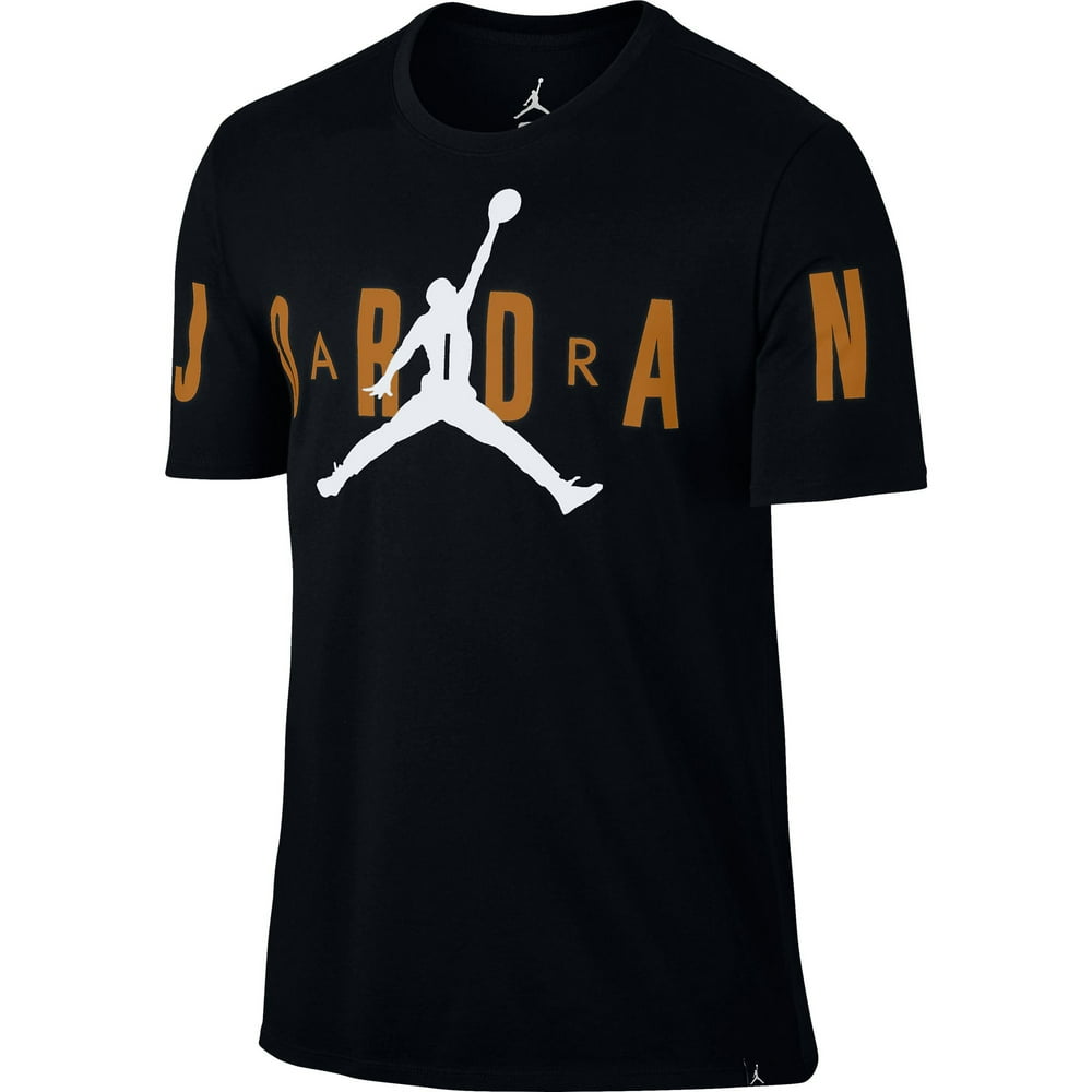 Jordan Jordan Stretched Logo Men's TShirt BlackWhite 840398011