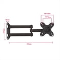 thumbnail image 2 of Soporte de Pared para TV Monitor LCD Articulado Brazo Extensión Movimiento Completo de 15 Pulgadas Giratorio e Inclinable para Mayoría Televisores LED de 13 una 32 Pulgadas, 2 of 5