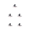 thumbnail image 1 of jesticaly Cat Light Switch Sticker Decal Vinyl Art Wall Sticker Lightswitch Black Kitten 1pcs #4 5Set, 1 of 6