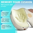 thumbnail image 5 of Premium Gel & Memory Foam Seat Cushion–Doctor Recommended Office Chair Cushion,Car Seat Cushion–Chair Cushions for Back & Sciatica Pain Relief–Seat Cushions for Office & Desk, 5 of 6