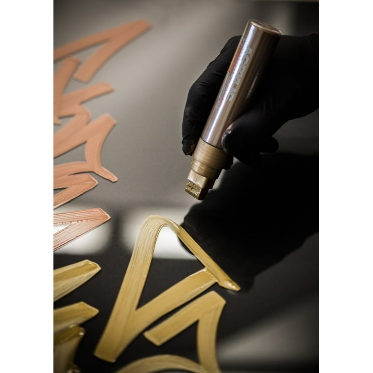 Montana Cans Acrylic Paint Marker, 15mm, Standard Nib, Metallic