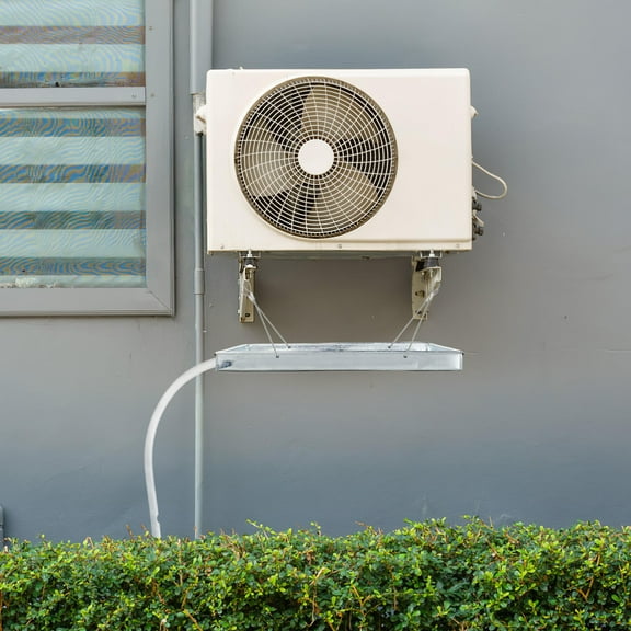 SOPOTUTU 1Set Stainless Steel Water Tray Air Conditioner Drip Pan with Easy Installation