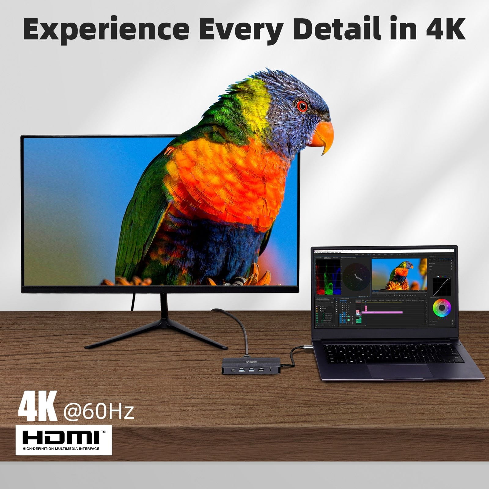 RVP+ Docking Station 3 Monitors, 12-in-1, Tri-Display - 4K HDMI Dual Monitors, 5Gbps USB-C-A Data Transfer, USB 3.0, 100W Laptop-Charging, Gigabit Ethernet, Audio, SD-TF Dongle (RVP-USB012-W)