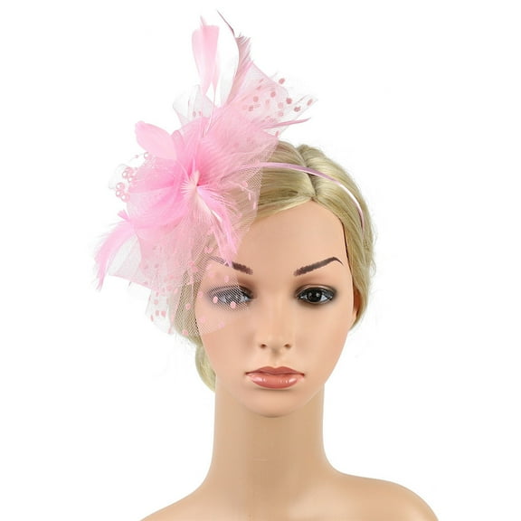 Baberdicy Hair Clips Fascinators Hat for Women Tea Party Headband Wedding Cocktail Hair Clip Fascinators Hats for Women