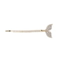 thumbnail image 1 of Pinza de pelo de metal con diamantes de imitación para mujer, horquilla de cola de pez, pasadores coreanos (dorado) Likrtyny Para estrenar, 1 of 9