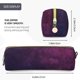 thumbnail image 3 of Disketp Black Dark Blue Purple Estuche de Lápices de Cuero con Cierre, Estuche Compacto para Papelería, Bolígrafos y Accesorios Pequeños, 3 of 7