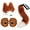 Brown, variant on Furry Fox Wolf Set with Mask Tail Paw Gloves for Anime Fancy Dress Accessories Halloween Christmas