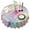 Colorful Cloud Star, variant on Purple Blue Tie Dye Pattern Round Tablecloth 60"x60",Wrinkle Wipeable Table Cloth for Kitchen Dining Room Picnic Patio Party