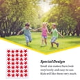 thumbnail image 2 of pitrice 10 Sheets Award Flash Sticker Five-pointed Star Removable Mother Praise Label Decorations Reward Decals Children Students Red, 2 of 5